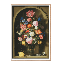 Bosschaerts den ldre, Blomsterbuket i en stenniche