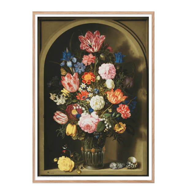 Bosschaerts den ldre, Blomsterbuket i en stenniche