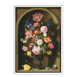 Bosschaerts den ldre, Blomsterbuket i en stenniche