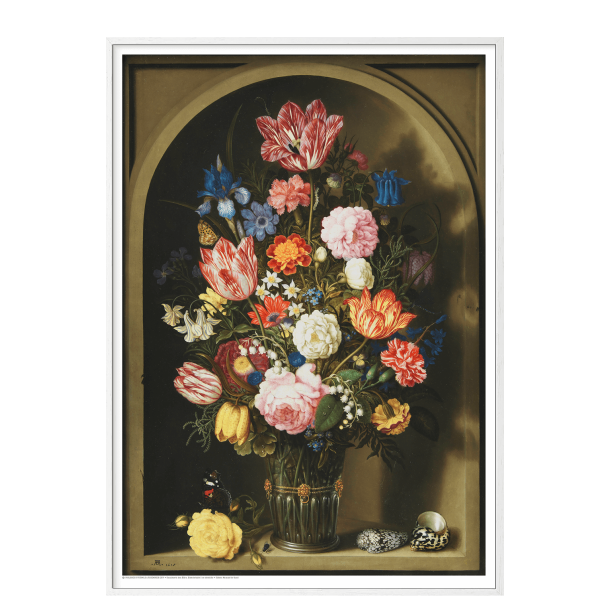 Bosschaerts den ldre, Blomsterbuket i en stenniche