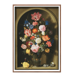 Bosschaerts den ldre, Blomsterbuket i en stenniche