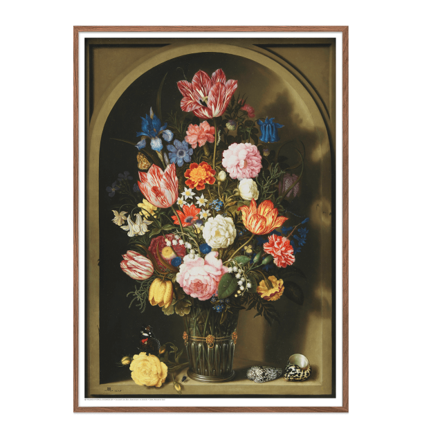 Bosschaerts den ldre, Blomsterbuket i en stenniche