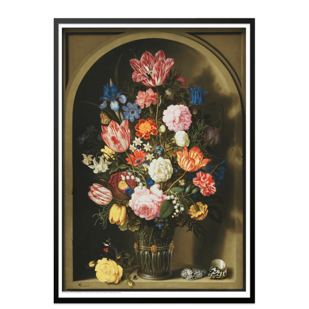 Bosschaerts den ldre, Blomsterbuket i en stenniche