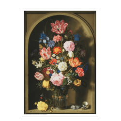 Bosschaerts den ldre, Blomsterbuket i en stenniche