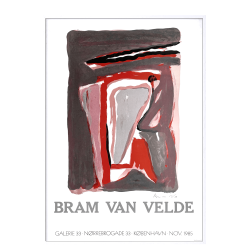 Bram van Velde. Pink. Tall