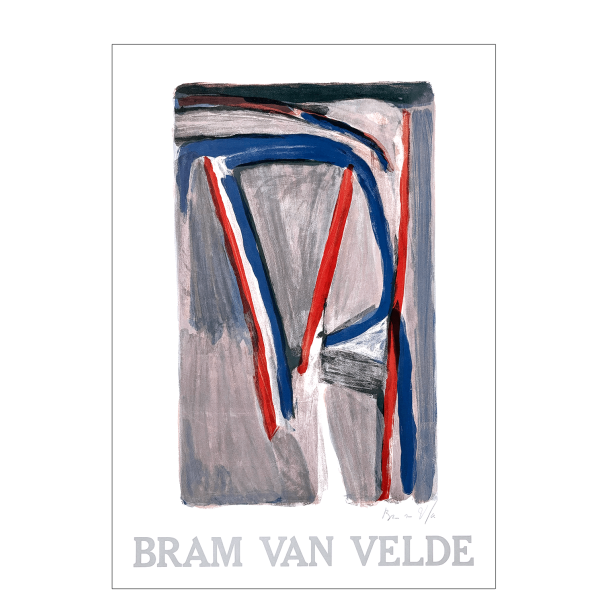 Bram van Velde . Blau