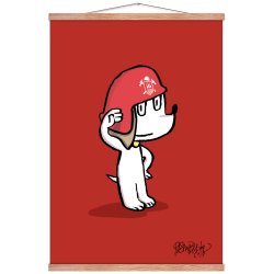 Hunden Ib som brandmand