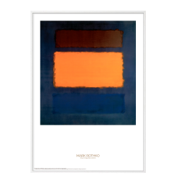 Mark Rothko  Brown, Orange, Blue on Marron