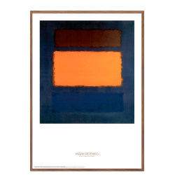 Mark Rothko  Brown, Orange, Blue on Marron