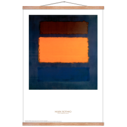 Mark Rothko  Brown, Orange, Blue on Marron