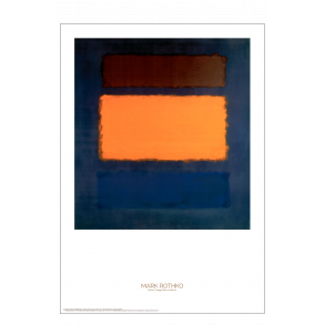 Poster Mark Rothko Orange and Brown Mini 40 x 50cm 