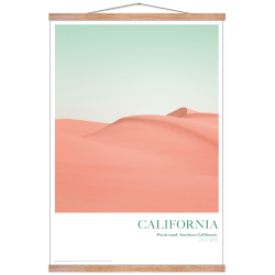 California. Peach sand