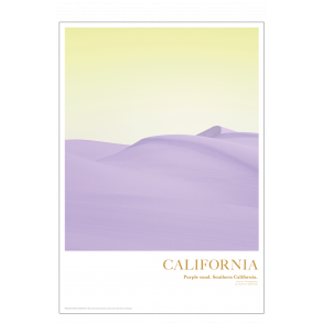 Kalifornien. Lila Sand