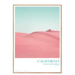 California. Rose sand