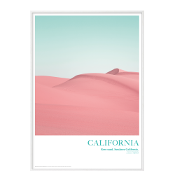 California. Rose sand