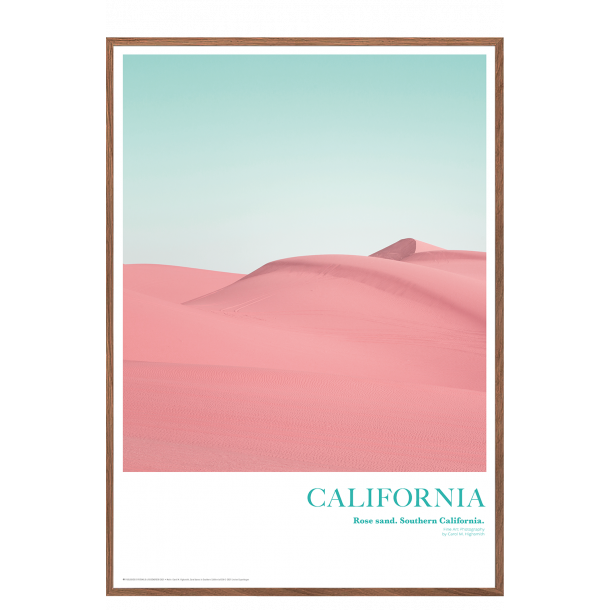 California. Rose sand