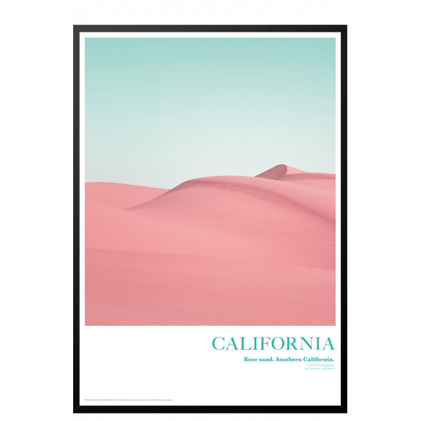 California. Rose sand