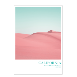 California. Rose sand