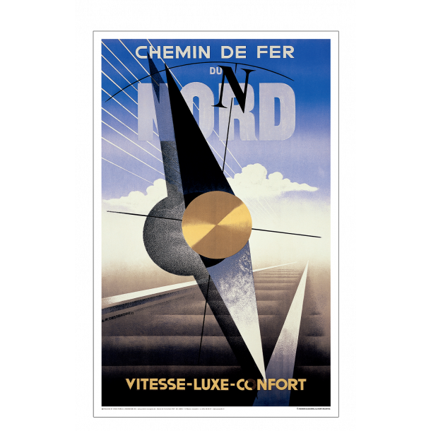 Cassandre, 1929 - Chemin De Fer du Nord
