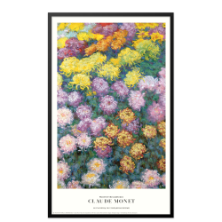 Claude Monet. Massif de Chrysanthemes