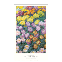 Claude Monet. Massif de Chrysanthemes