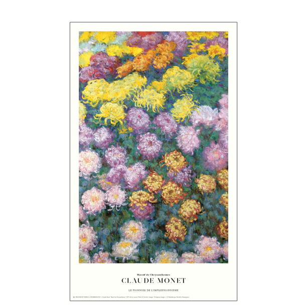 Claude Monet. Massif de Chrysanthemes