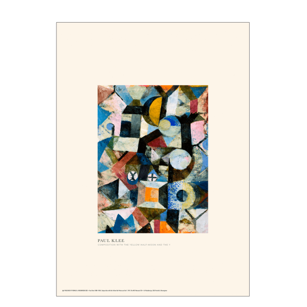 Paul Klee. Komposition mit dem gelben Halbmond und dem Y