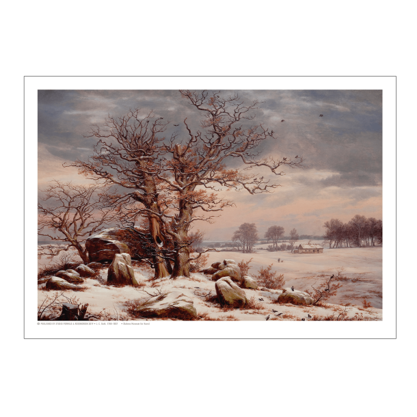 Dahl, Winter landscape. Near Vordingborg