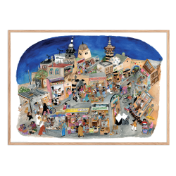 Damaskus by night, Wraber.