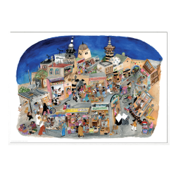 Damaskus by night, Wraber.