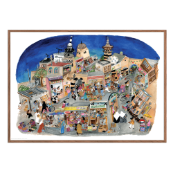 Damaskus by night, Wraber.