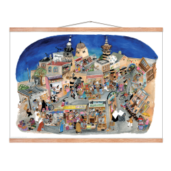 Damaskus by night, Wraber.