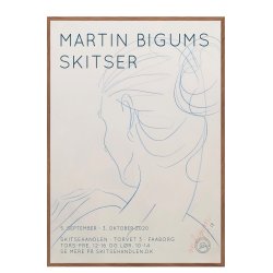 Dame skitse, rygvendt. Bigums skitser i Skitsehandlen