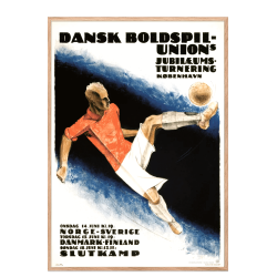 DBU 1939. Fodbold plakat