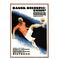DBU 1939. Fodbold plakat