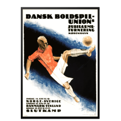 DBU 1939. Fodbold plakat