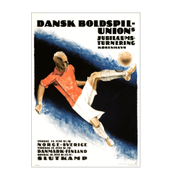DBU 1939. Fodbold plakat