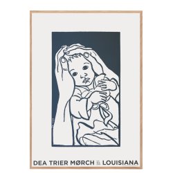 springvand midlertidig Automatisk Dea Trier Mørch | Louisiana plakat i støvet blå
