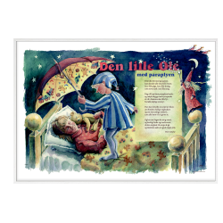 Den lille Ole med paraplyen, sangplakat