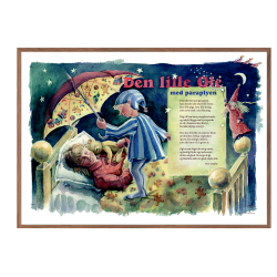 Den lille Ole med paraplyen, sangplakat