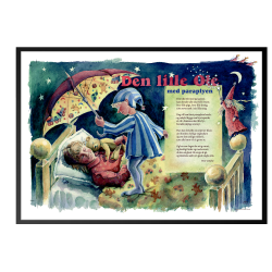 Den lille Ole med paraplyen, sangplakat