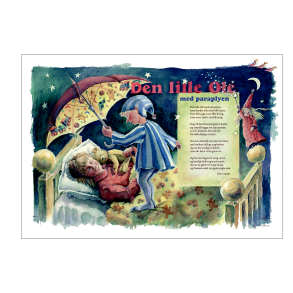 Den lille Ole med paraplyen, sangplakat