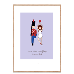 H.C. Andersen - Den Standhaftige Tinsoldat. Brneplakat.