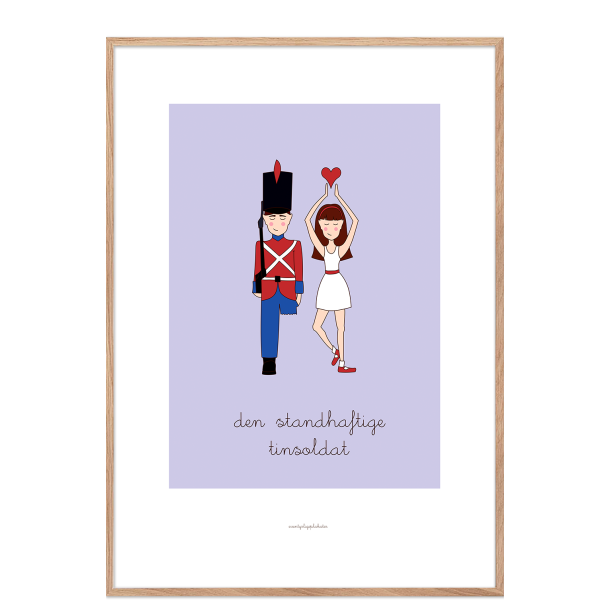 H.C. Andersen - Den Standhaftige Tinsoldat. Brneplakat.