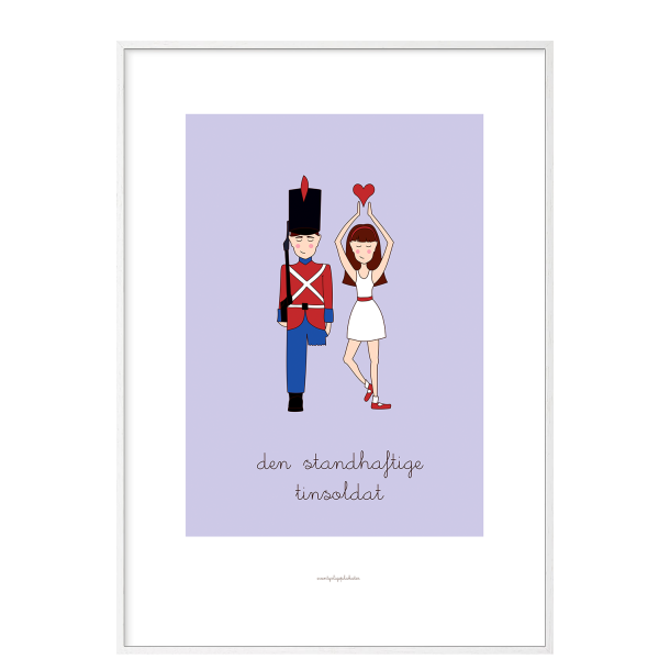 H.C. Andersen - Den Standhaftige Tinsoldat. Brneplakat.