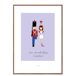 H.C. Andersen - Den Standhaftige Tinsoldat. Brneplakat.