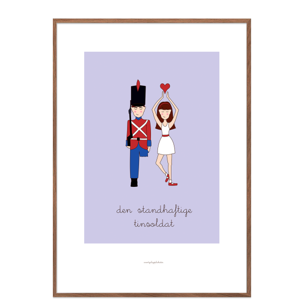 H.C. Andersen - Den Standhaftige Tinsoldat. Brneplakat.