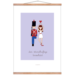 H.C. Andersen - Den Standhaftige Tinsoldat. Brneplakat.