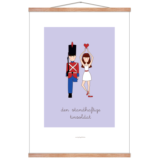 H.C. Andersen - Den Standhaftige Tinsoldat. Brneplakat.