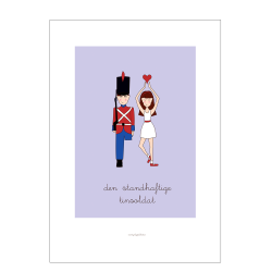 H.C. Andersen - Den Standhaftige Tinsoldat. Brneplakat.